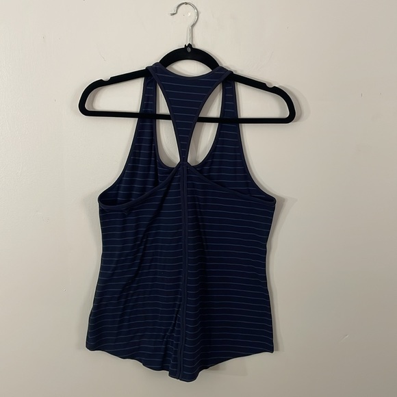 Athleta Racerback Striped Tank Top - Picture 3 of 4